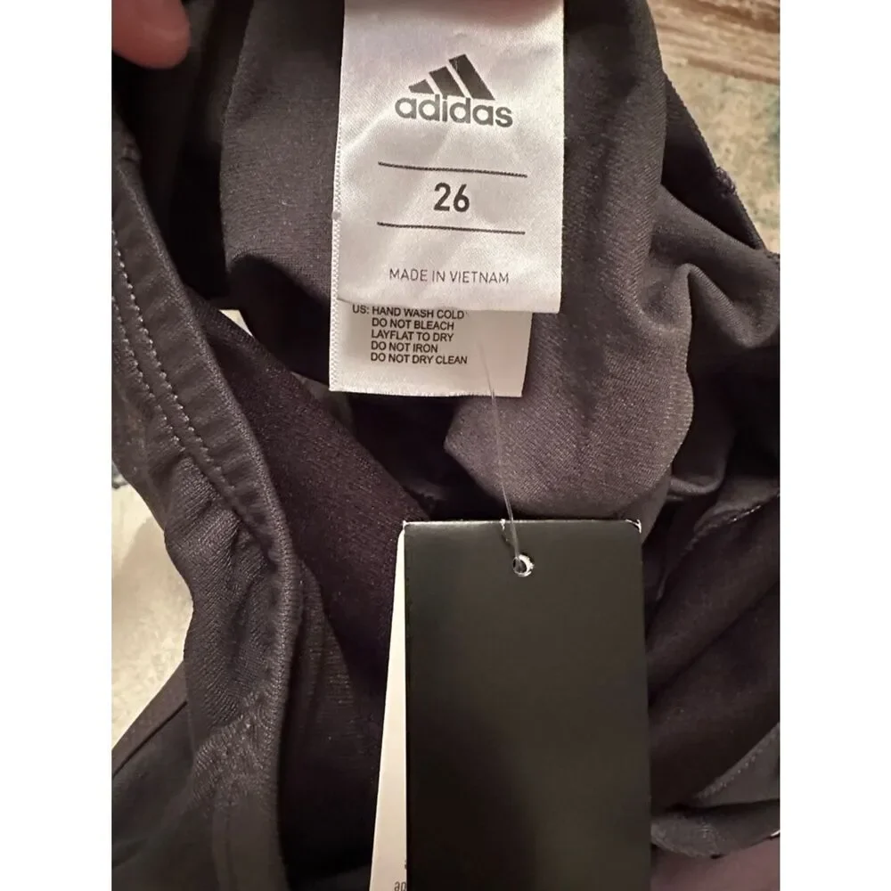 NWT Adidas Women's Solid Infinitex Splice Performance One Piece Swimsuit - Picture 8 of 8